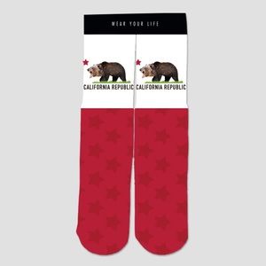 Wear Your Life Men's California Bear Casual Socks1